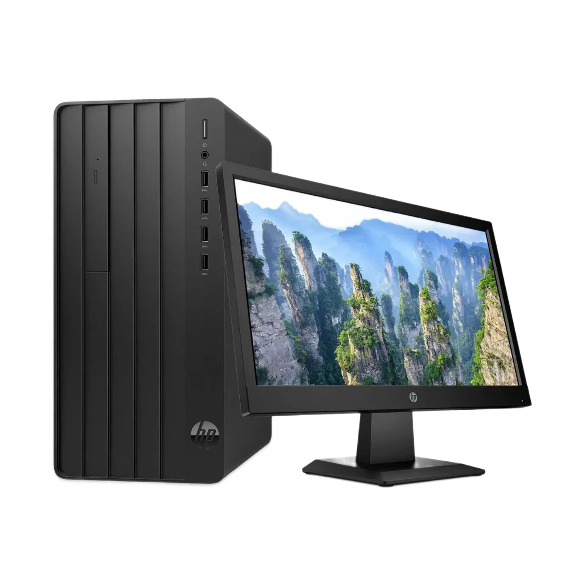 Desktop HP Pro Tower 290 G9 I7-14700 8GB 512SSD 21.45IN FHD Monitor 1 Year Warranty, view 3