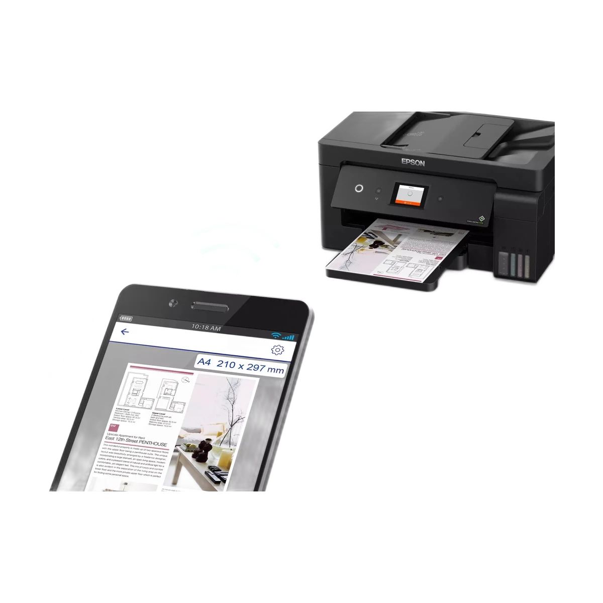 Epson Ecotank Its L14150 Printer, view 3