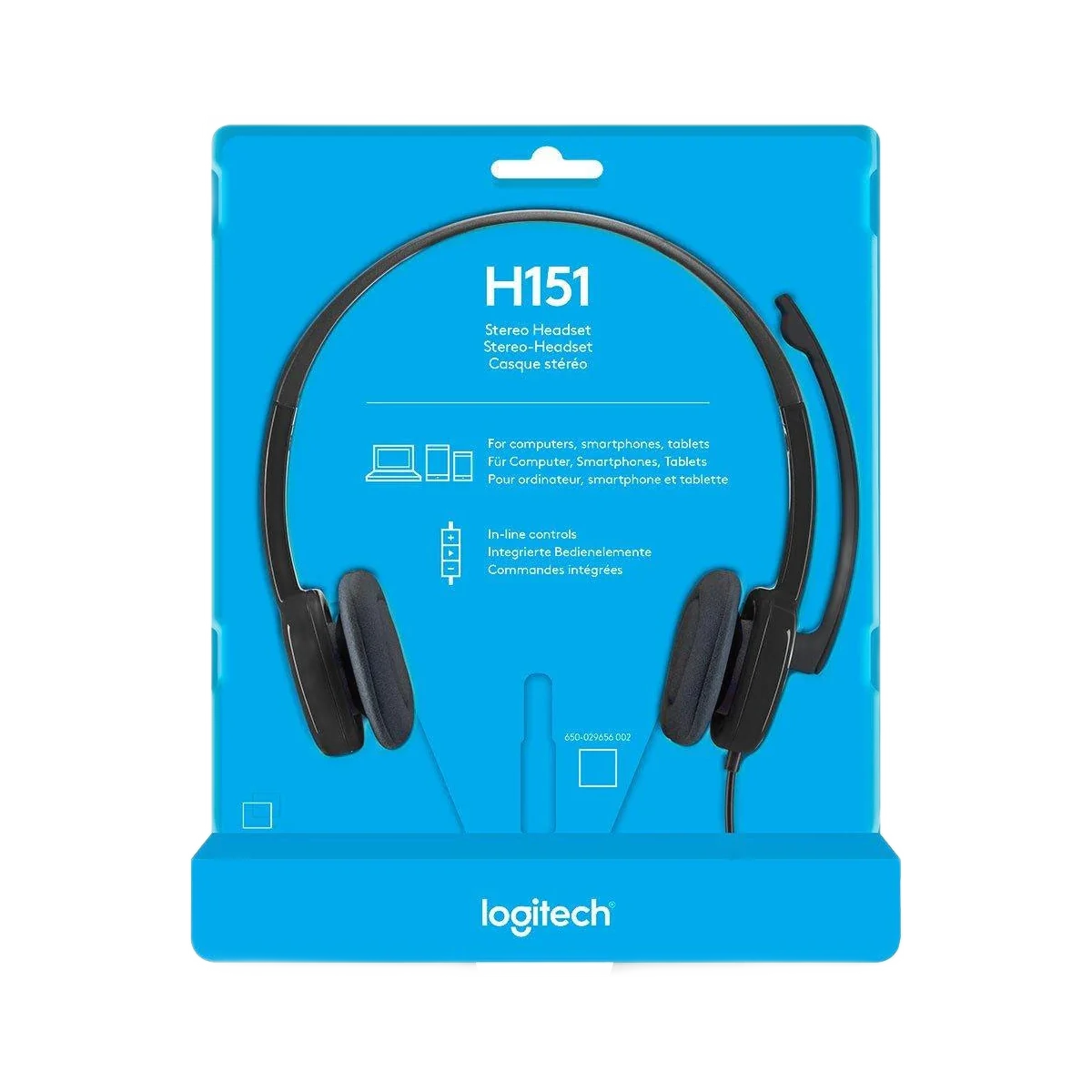 Headphones Logitech Stereo Headset H151 Black (3.5MM Jack), view 3