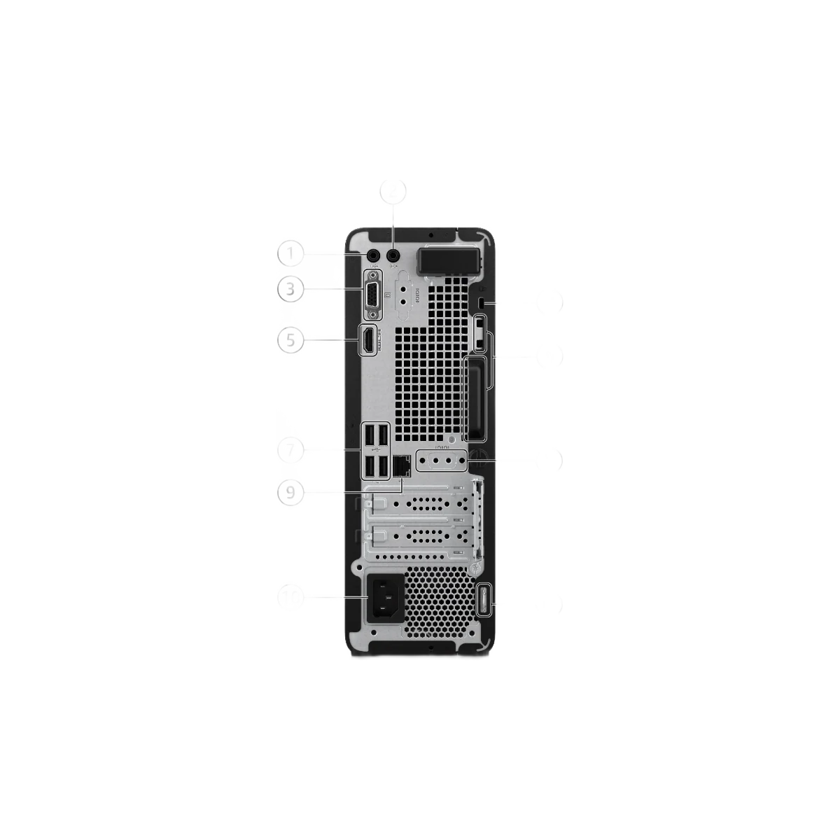 HP 290 G9 Sff Core I5-13400 8GB 512GB SSD Dos No-monitor, view 2