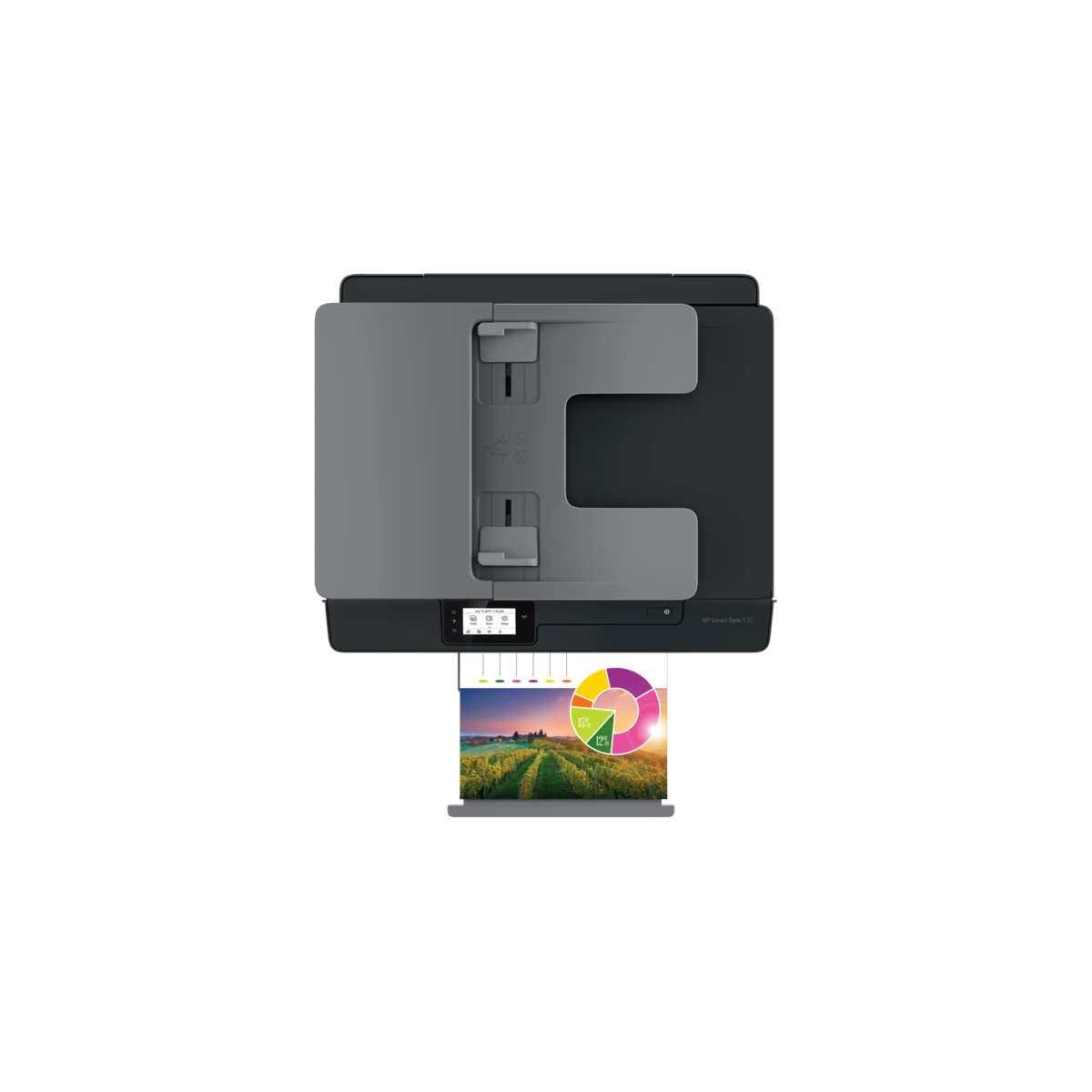 HP Printer Smart Ink Tank 530 Wireless/print/scan/copy With Adf, view 4