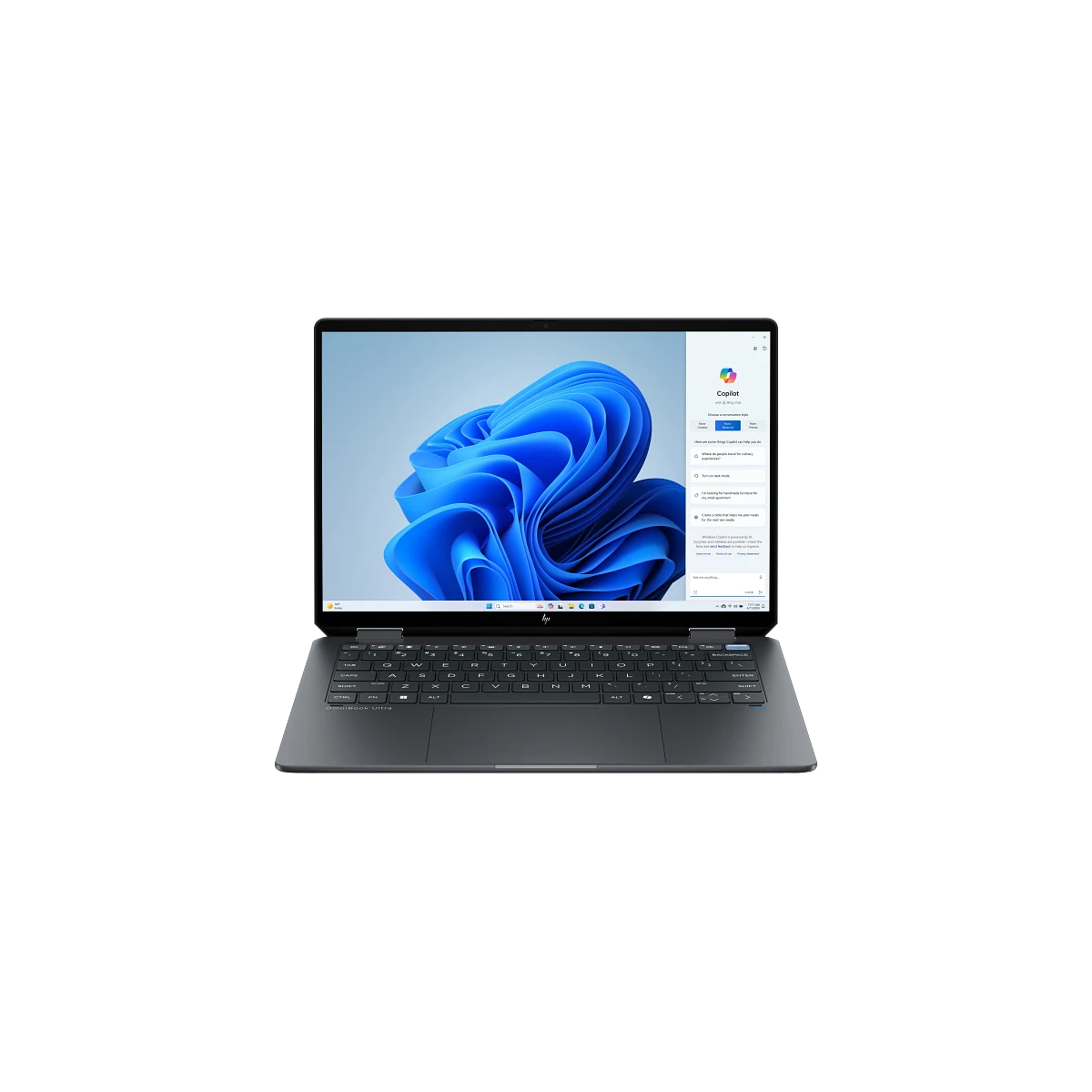 Laptop HP Ob Ultra Flip 14-FH0005NIA Core U5 226V 16GB 512SSD 14IN Touch WIN11H 1 Yr War Gray, view 3