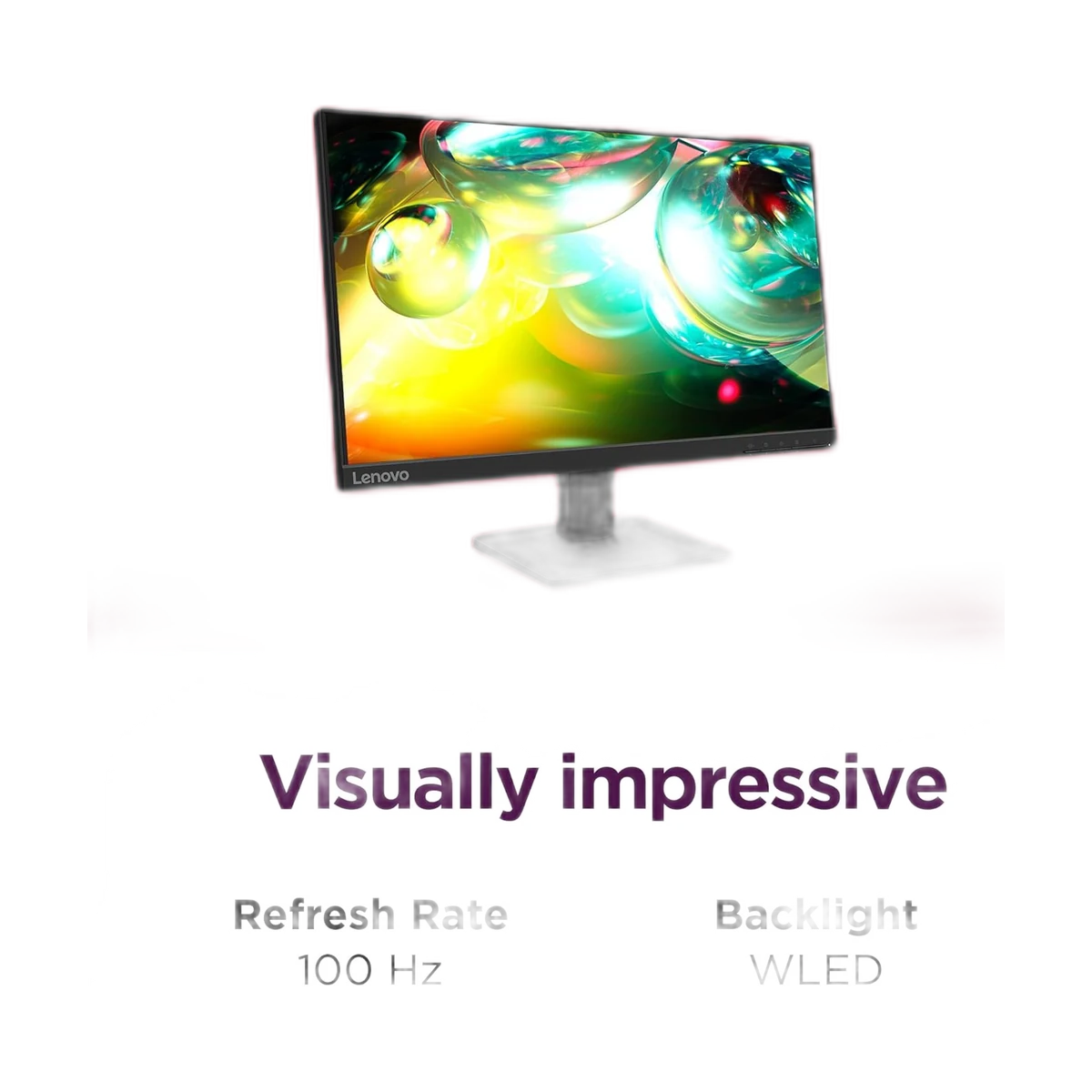 Monitor Lenovo L22-4E 21.5 Inch VGA + HDMI, view 4