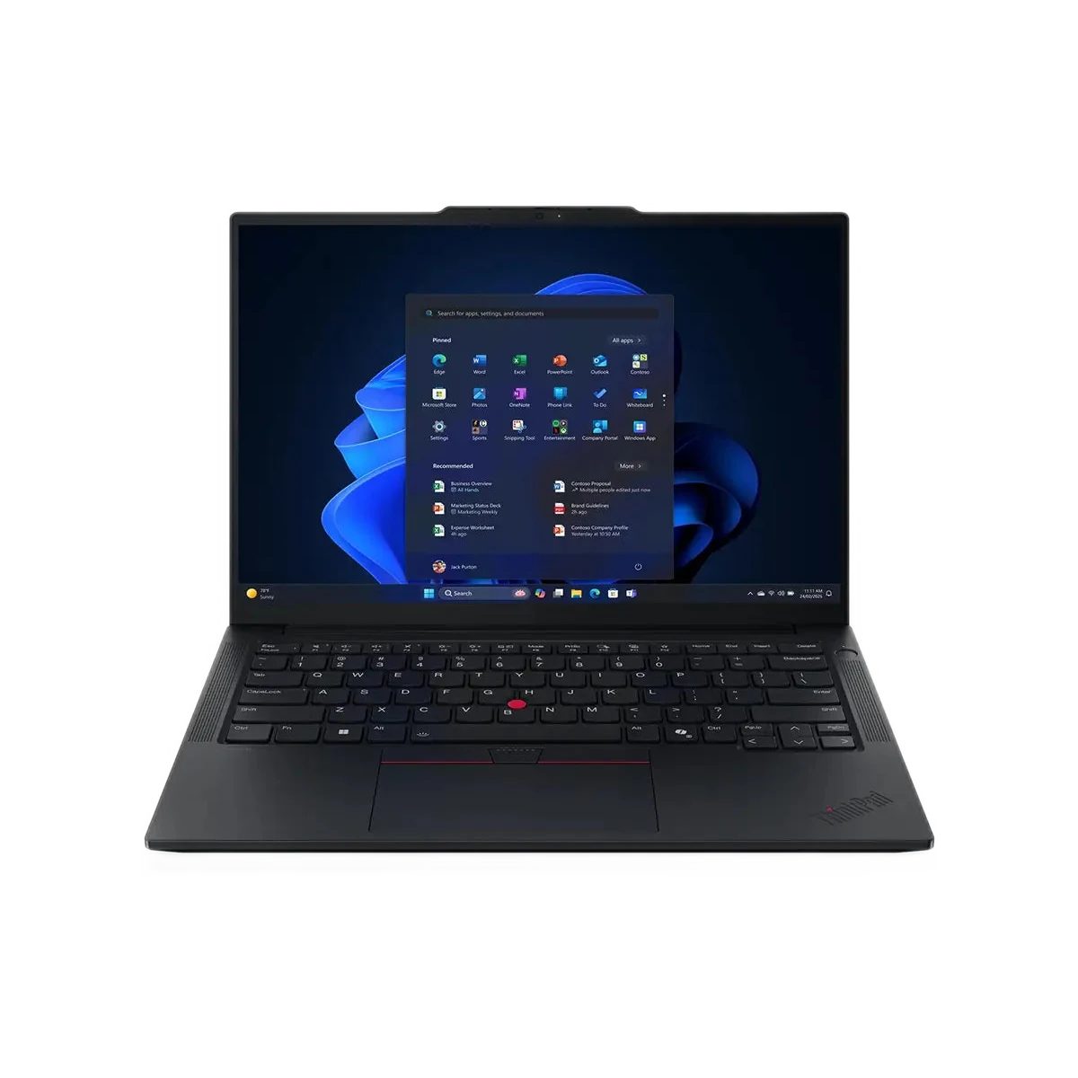 Lenovo Laptop ThinkPad E14 Irl GEN7 Core 5-210H 8GB 512SSD Dos 14 In 1 Yr Warranty + Top Load Case, view 3