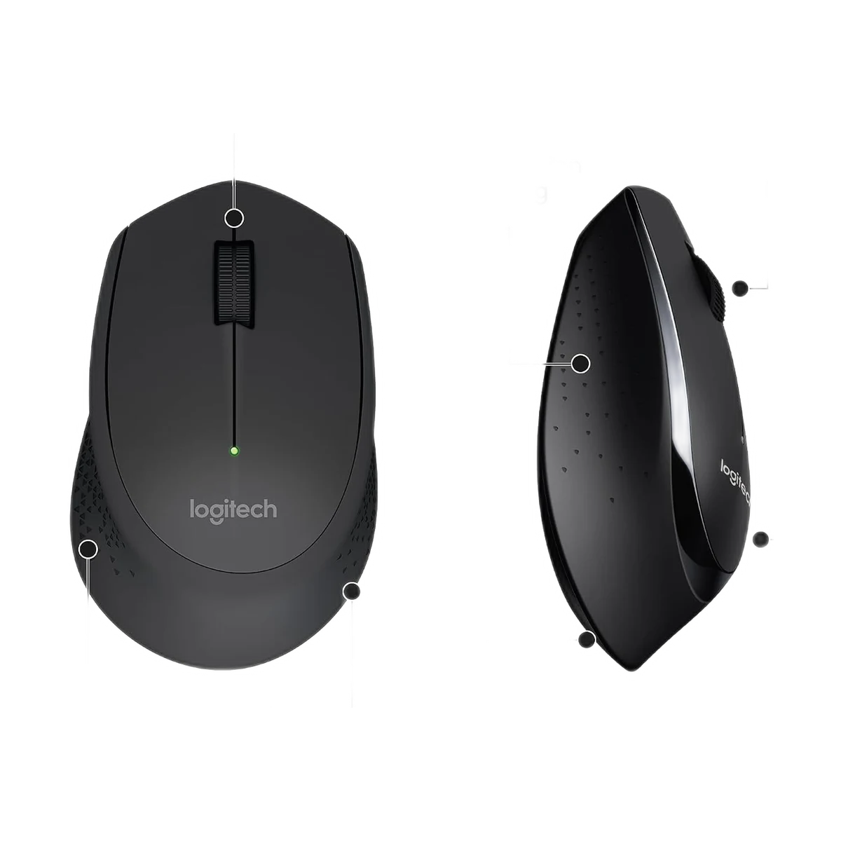Logitech Combo Wireless Keyboard & Mouse MK345, view 2