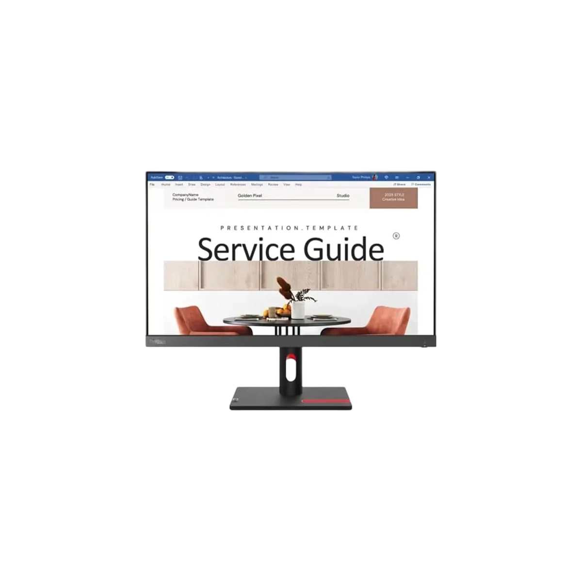 Monitor Lenovo S24I-30 23.8IN 1920X1080 HDMI 3 Years Warranty, view 3
