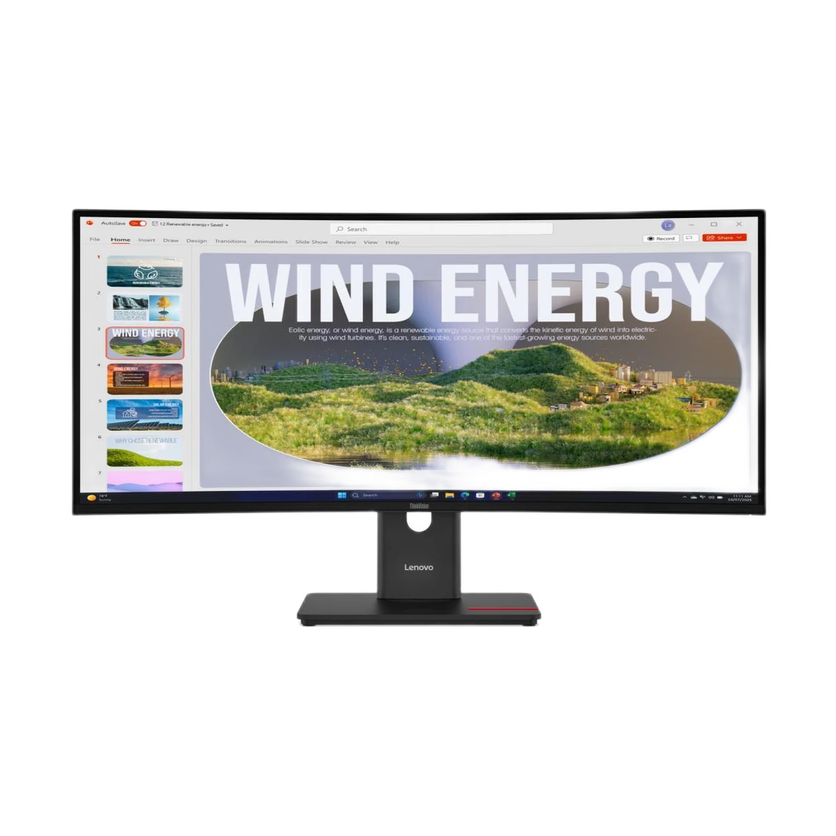 Monitor Lenovo Thinkvision T34WD-40 34IN, view 2
