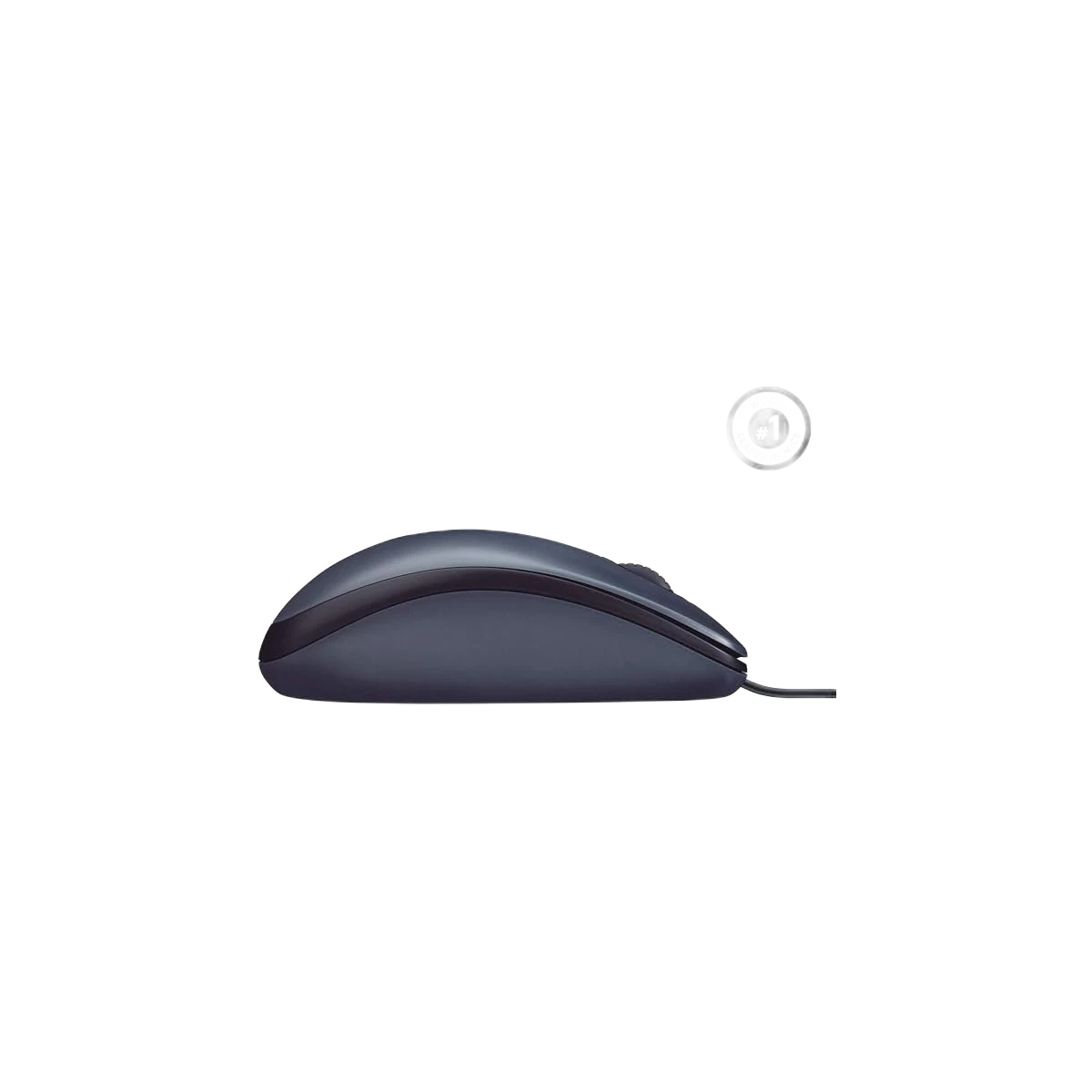 Mouse Logitech Corded Business Series Mouse B100 Black, view 4