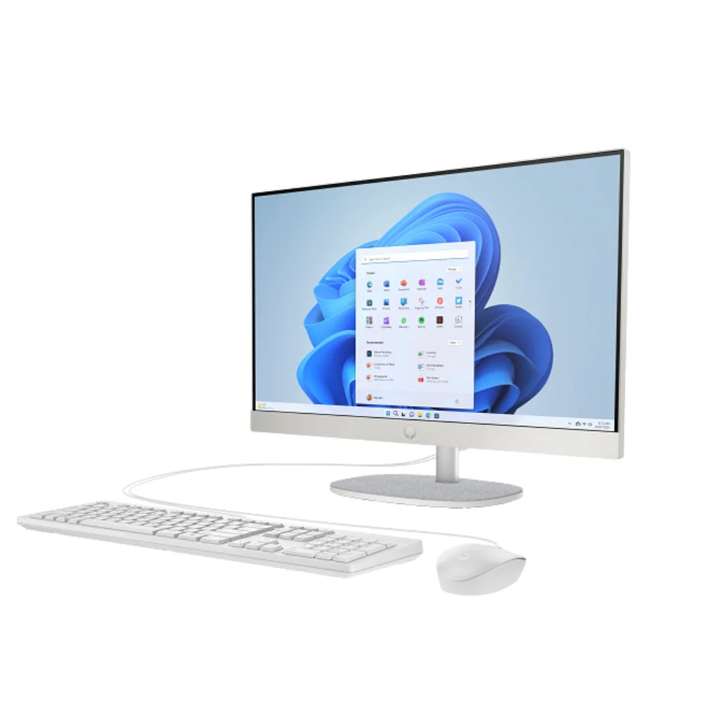Desktop HP Aio 24 CR1081 U7-155U 8GB 512SSD 23.8IN Dos 1 Yr Warranty White, view 2
