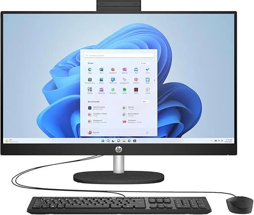 Desktop HP Aio 24 CR1091NH U5-125U 8GB 512SSD 23.8IN Dos 1 Yr Warranty Black, view 2