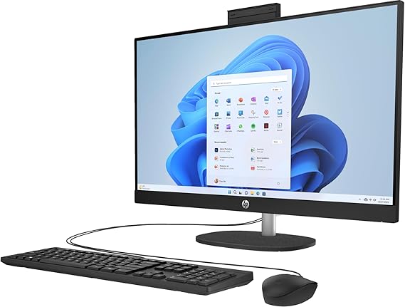 Desktop HP Aio 27 CR1078 U7-155U 8GB 512SSD 27IN Dos 1 Yr Warranty Black, view 3