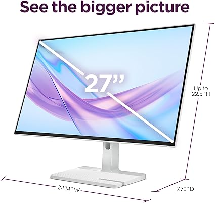 Monitor Lenovo L27Q-4A 2K Display 27IN Grey, view 4