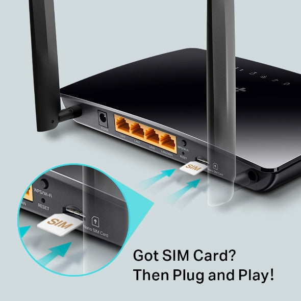 Router Tp Link 4G Lte MR202 Dual Band, view 2